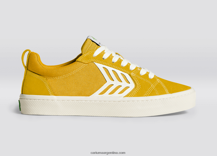 Cariuma D6DR8X137hombres contraste amarillo/marfil