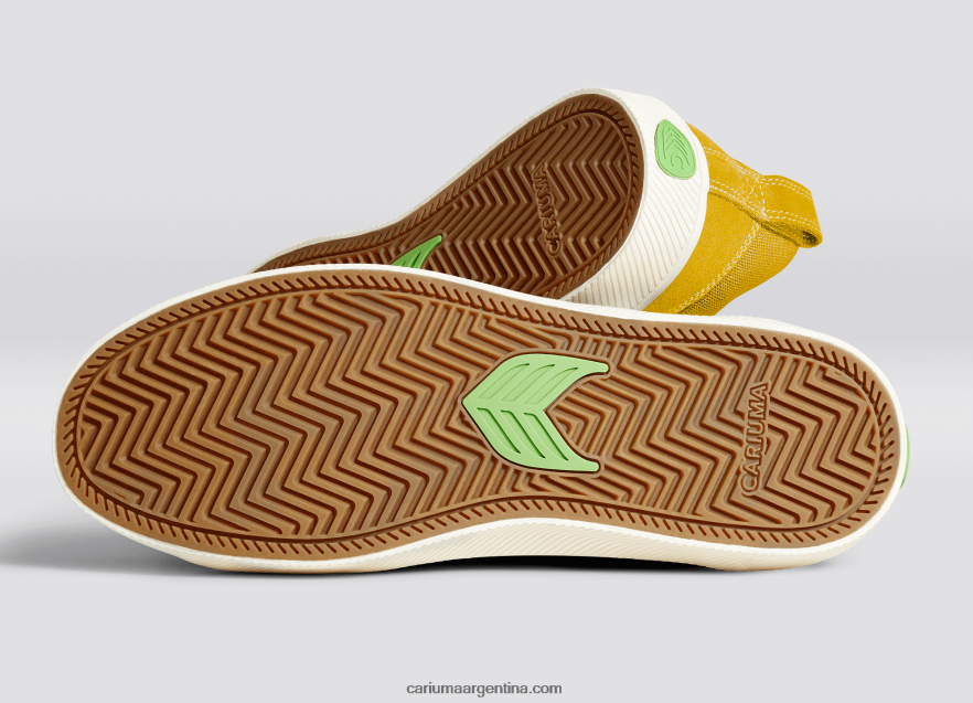 Cariuma D6DR8X137hombres contraste amarillo/marfil