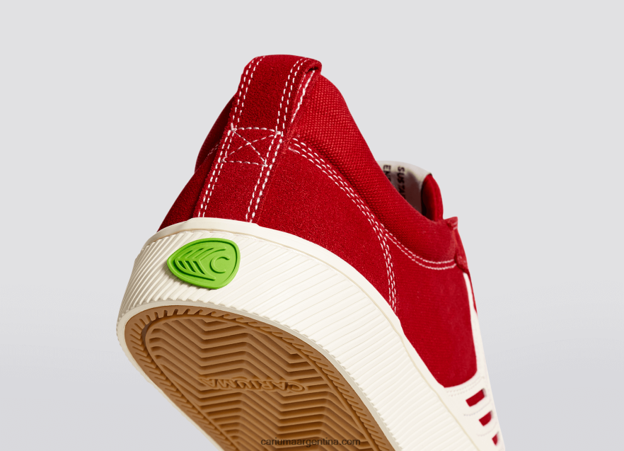Cariuma D6DR8X138hombres contraste rojo/marfil