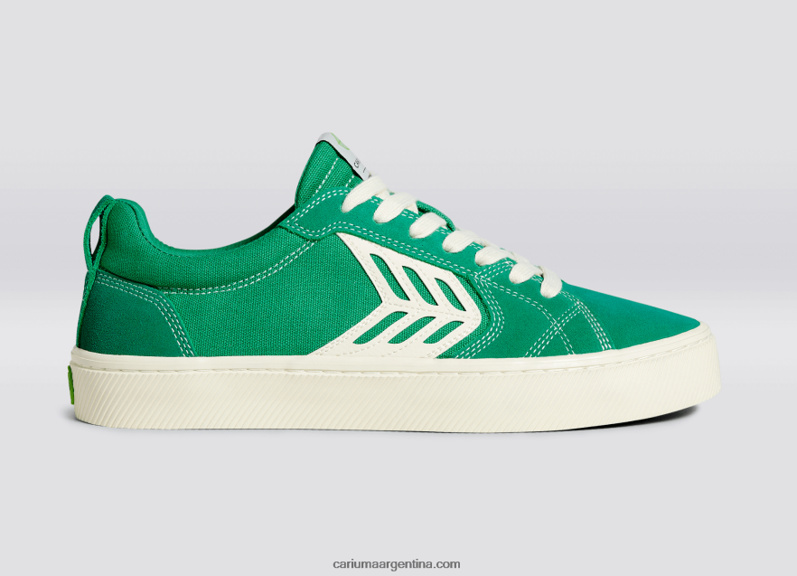 Cariuma D6DR8X140hombres contraste verde/marfil