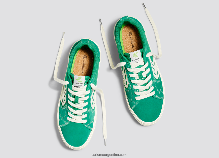 Cariuma D6DR8X140hombres contraste verde/marfil