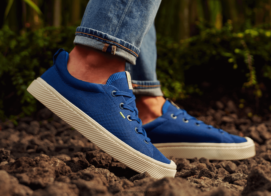 Cariuma D6DR8X183hombres punto azul piedra