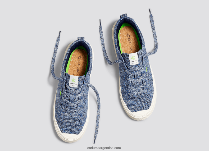 Cariuma D6DR8X183hombres punto azul piedra