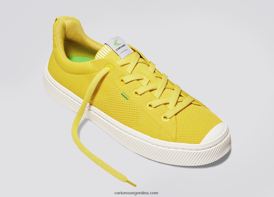 Cariuma D6DR8X186hombres punto amarillo sol
