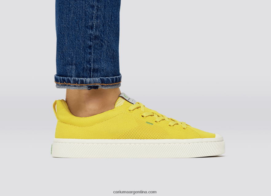 Cariuma D6DR8X186hombres punto amarillo sol
