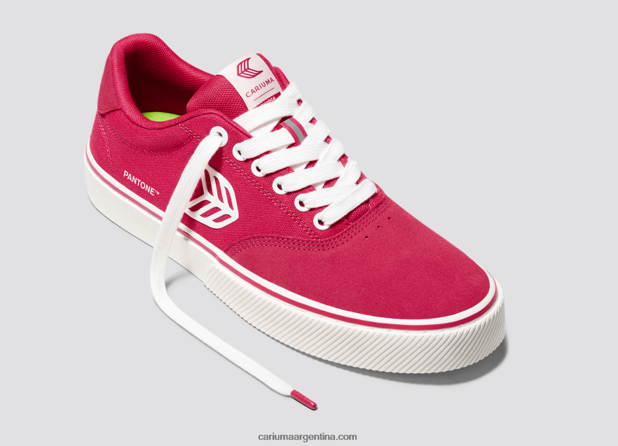Cariuma D6DR8X78hombres pantone viva magenta/blanco roto