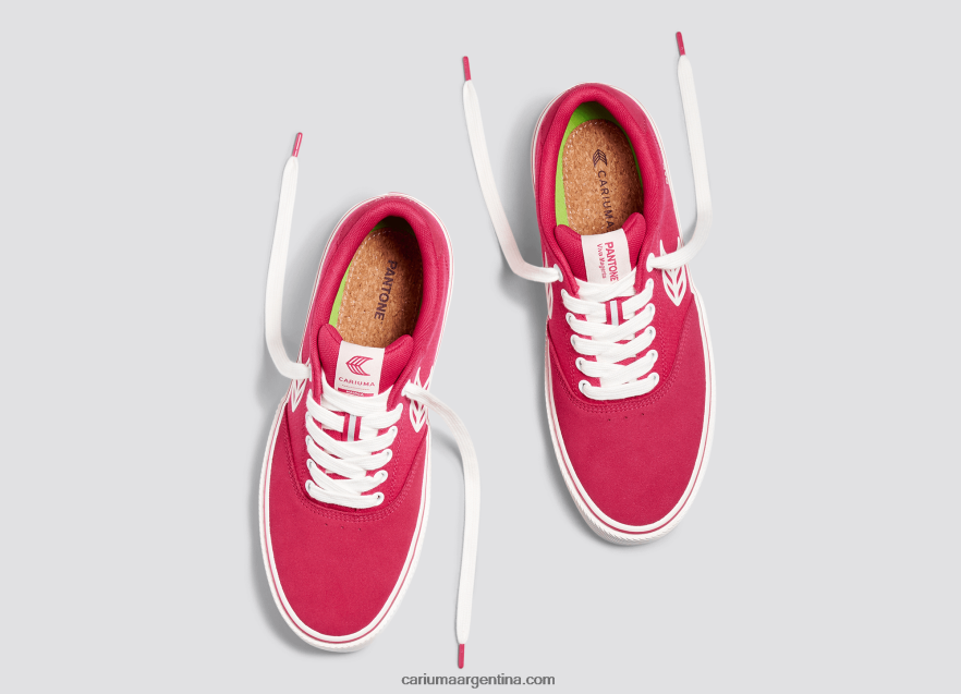 Cariuma D6DR8X78hombres pantone viva magenta/blanco roto