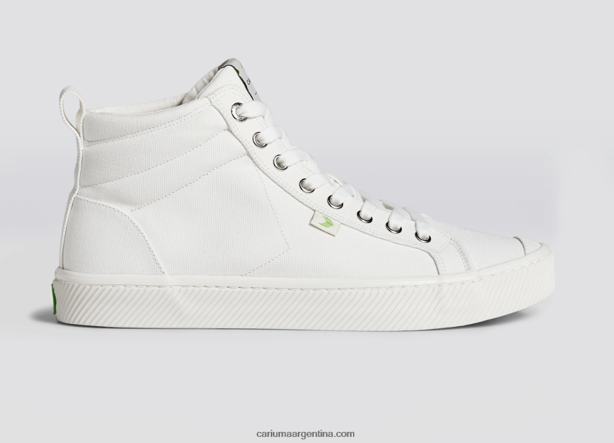 Cariuma D6DR8X55hombres lona blanquecina