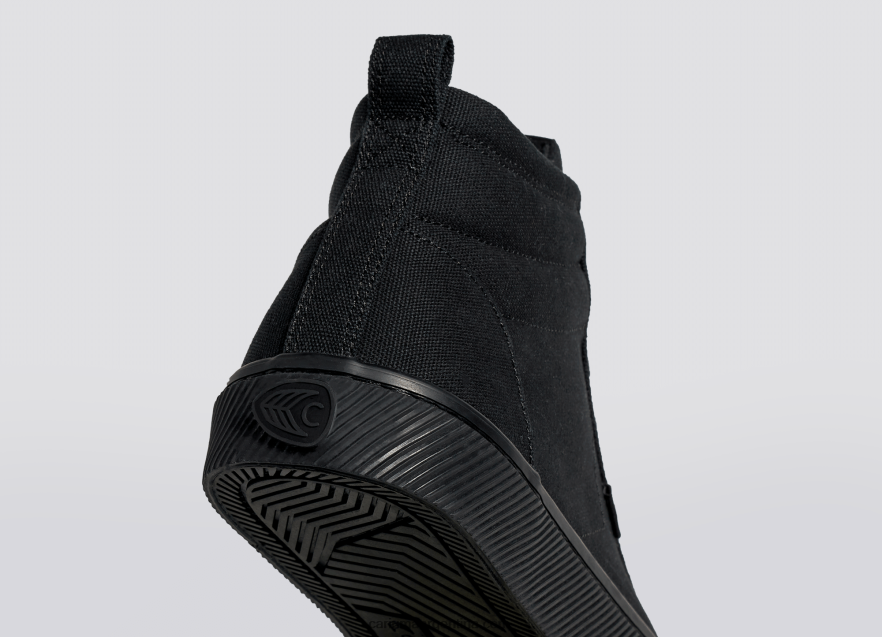 Cariuma D6DR8X57hombres todo lienzo negro