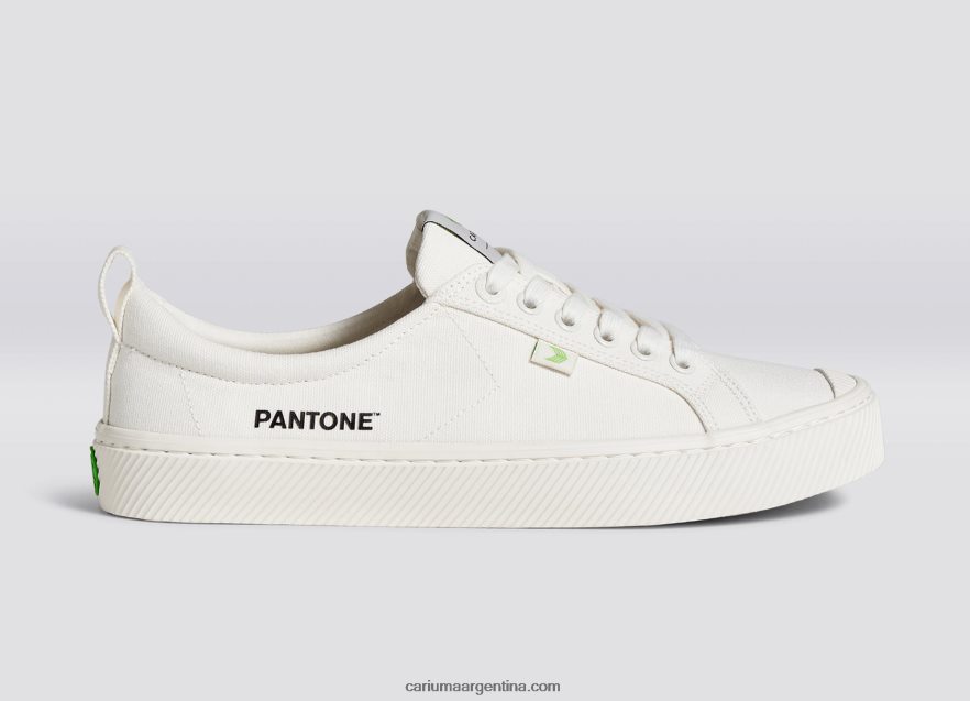 Cariuma D6DR8X16hombres lienzo pantone blanco nieve