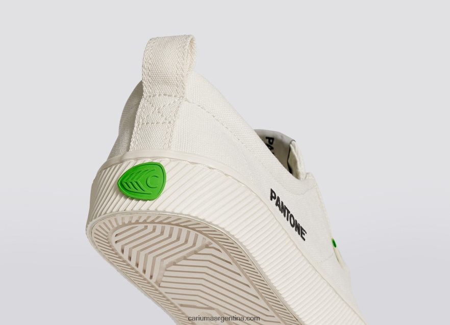 Cariuma D6DR8X16hombres lienzo pantone blanco nieve
