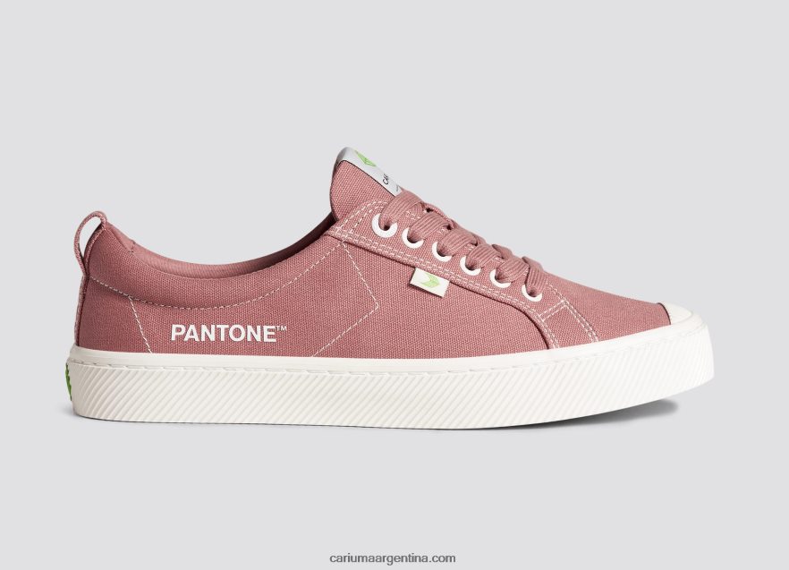 Cariuma D6DR8X18hombres lienzo pantone rosa marchita