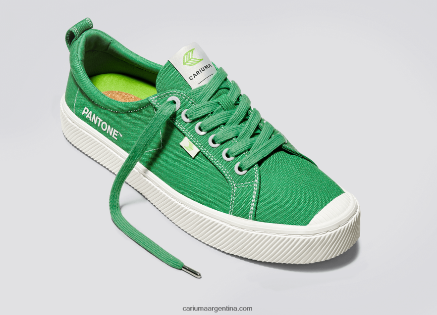 Cariuma D6DR8X20hombres lienzo pantone greenbriar