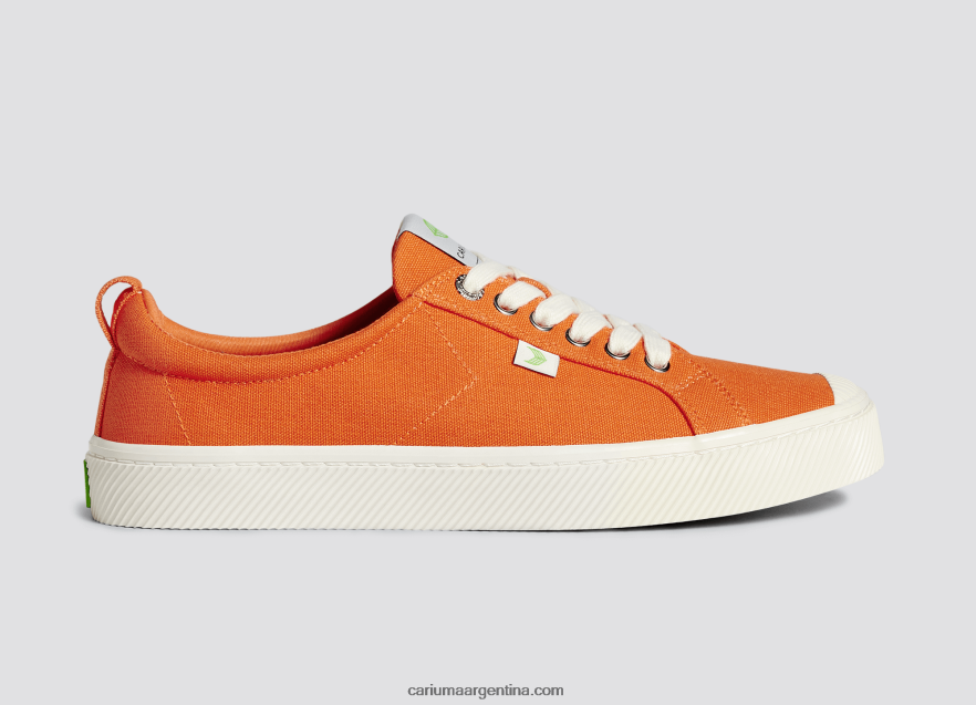 Cariuma D6DR8X23hombres lona de mandarina