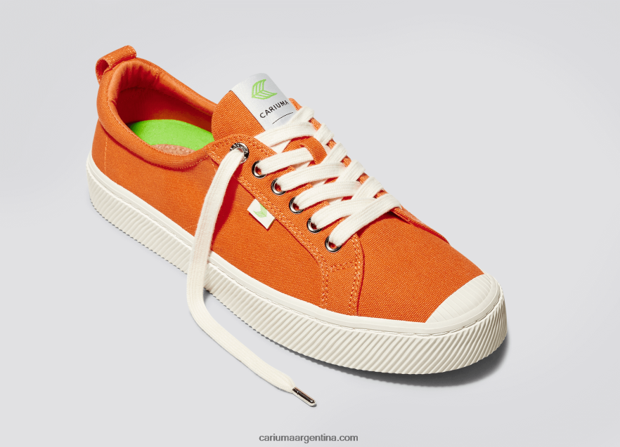 Cariuma D6DR8X23hombres lona de mandarina