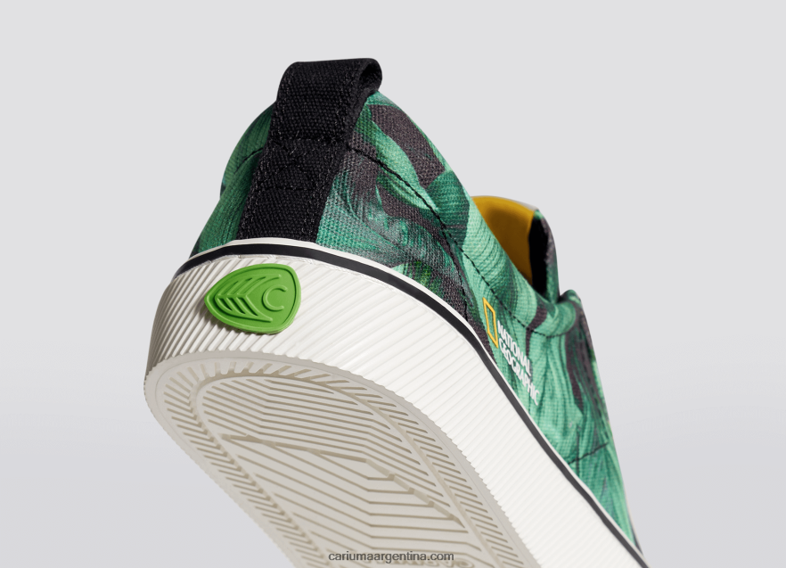 Cariuma D6DR8X28hombres lona verde del lirio de la paz de National Geographic