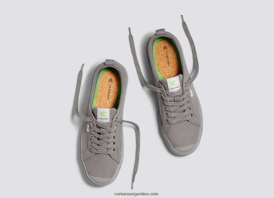 Cariuma D6DR8X33hombres todo lona gris