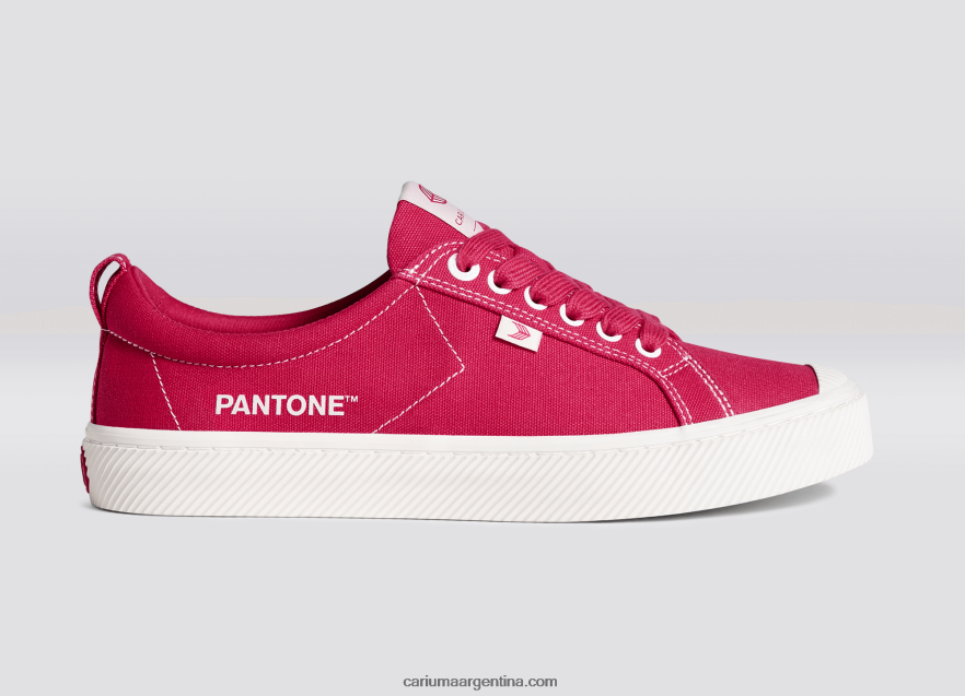 Cariuma D6DR8X38hombres pantone viva magenta/lienzo blanquecino