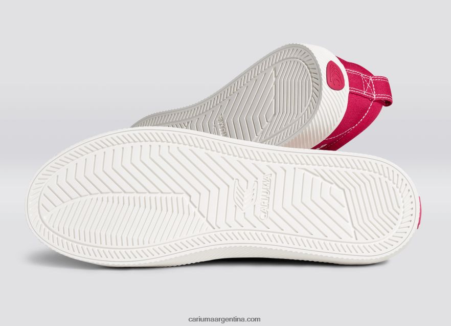 Cariuma D6DR8X38hombres pantone viva magenta/lienzo blanquecino