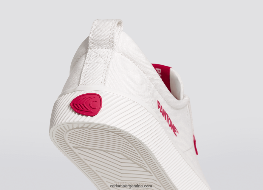 Cariuma D6DR8X39hombres lona pantone blanquecino/magenta viva