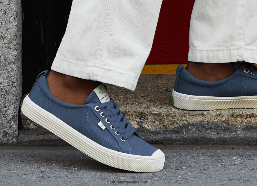 Cariuma D6DR8X3hombres lienzo azul sombra