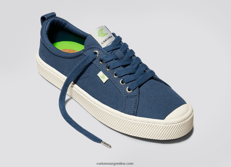 Cariuma D6DR8X3hombres lienzo azul sombra