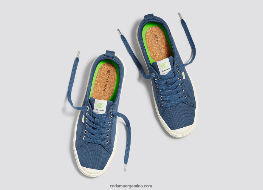 Cariuma D6DR8X3hombres lienzo azul sombra