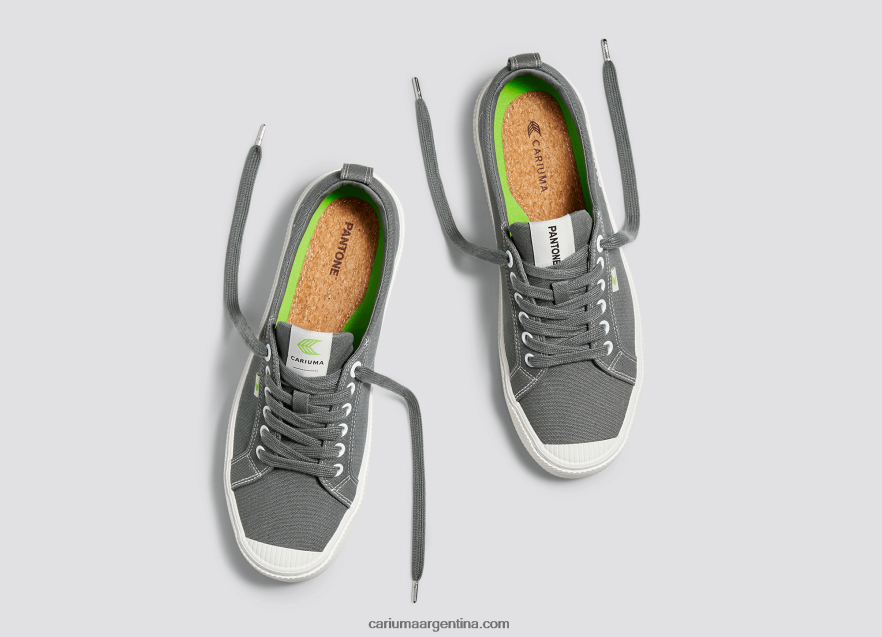 Cariuma D6DR8X40hombres lienzo pantone gárgola gris