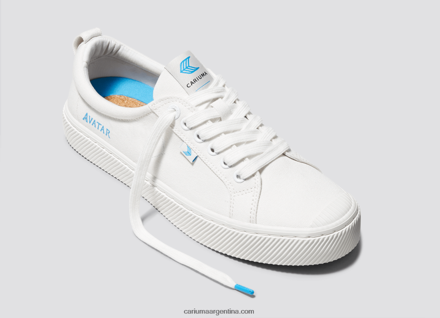 Cariuma D6DR8X41hombres avatar lienzo blanco roto