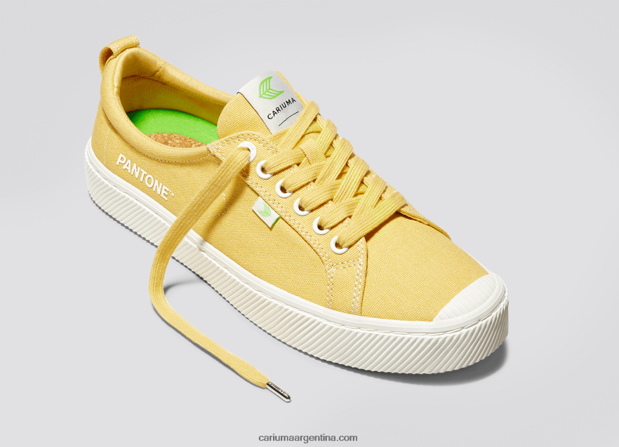 Cariuma D6DR8X49hombres pantone lienzo de seda de maíz