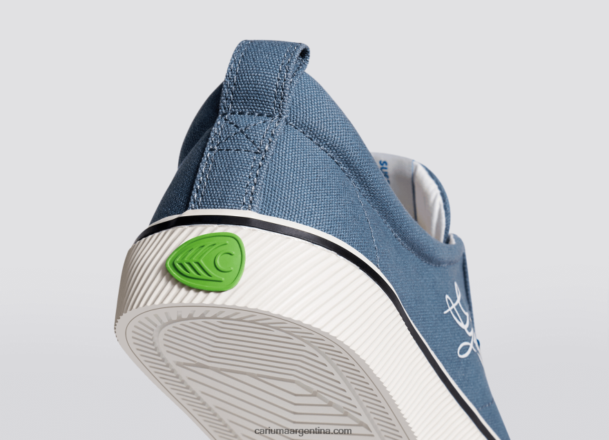 Cariuma D6DR8X53hombres lienzo azul acero gjusta