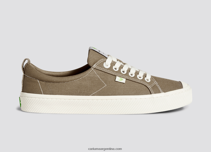 Cariuma D6DR8X7hombres Loneta hilo contraste arena