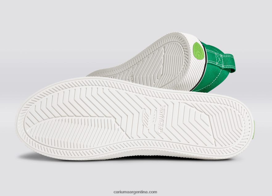 Cariuma D6DR8X84hombres lona verde surf cacahuetes