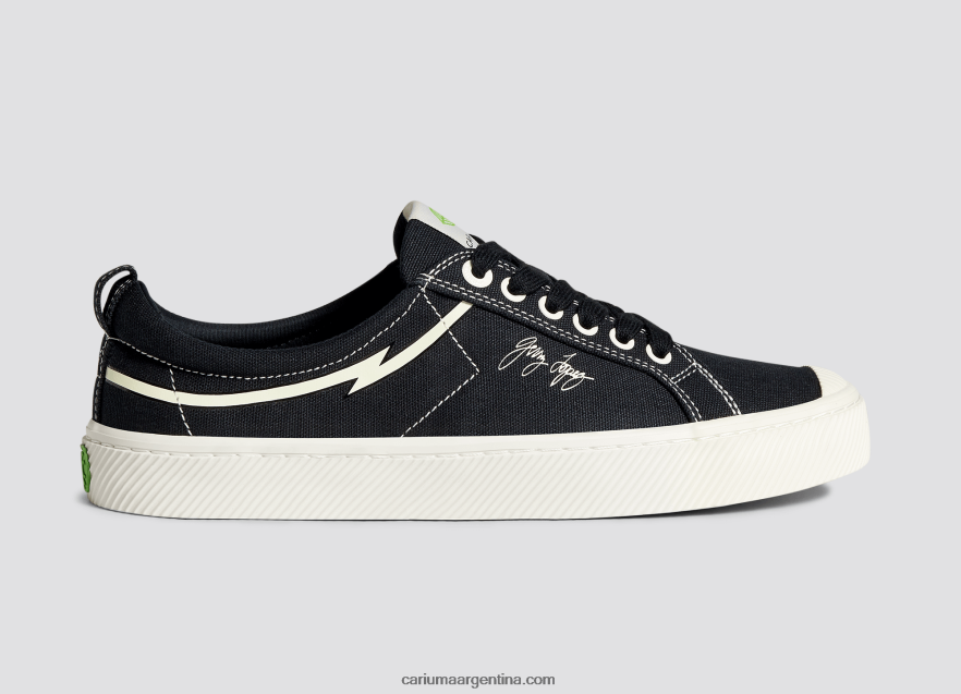 Cariuma D6DR8X90hombres lienzo negro de gerry lopez