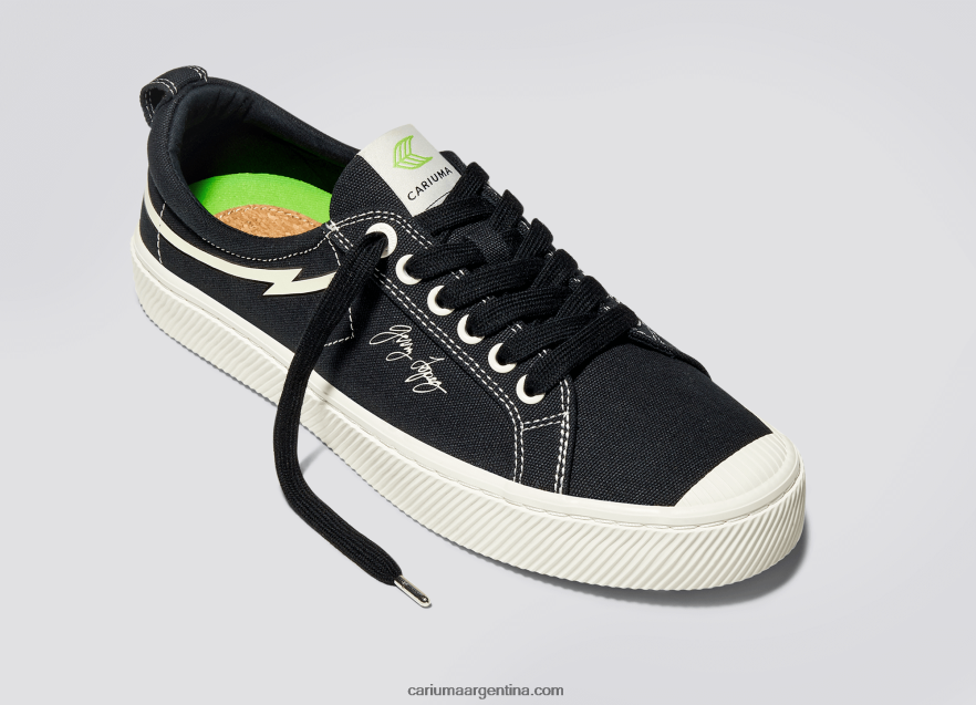 Cariuma D6DR8X90hombres lienzo negro de gerry lopez