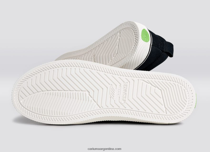 Cariuma D6DR8X92hombres lienzo negro atari