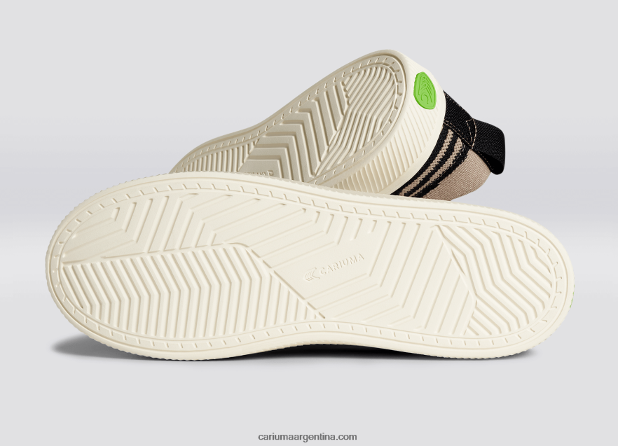 Cariuma D6DR8X172hombres punto con estampado de cebra