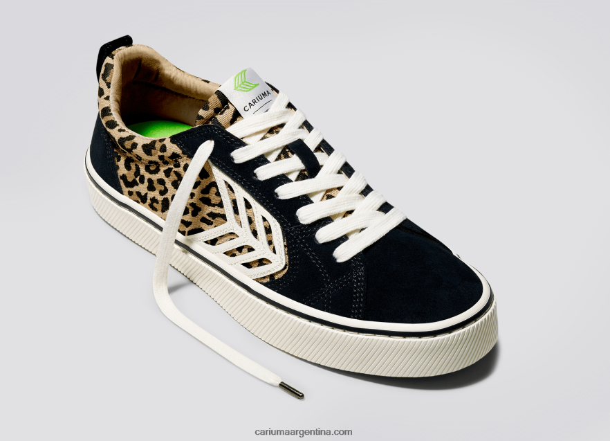 Cariuma D6DR8X350mujer leopardo/marfil