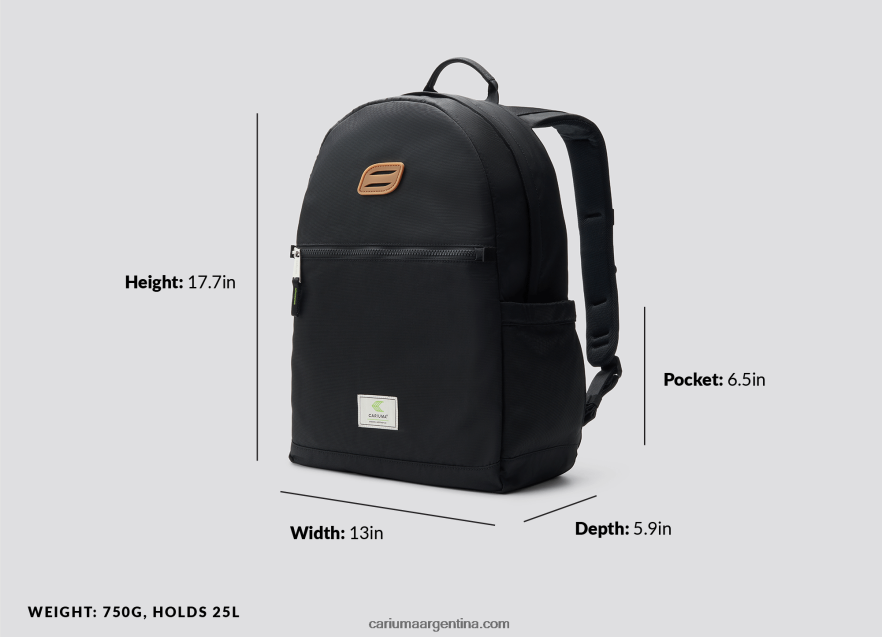 Cariuma D6DR8X198mujer negro