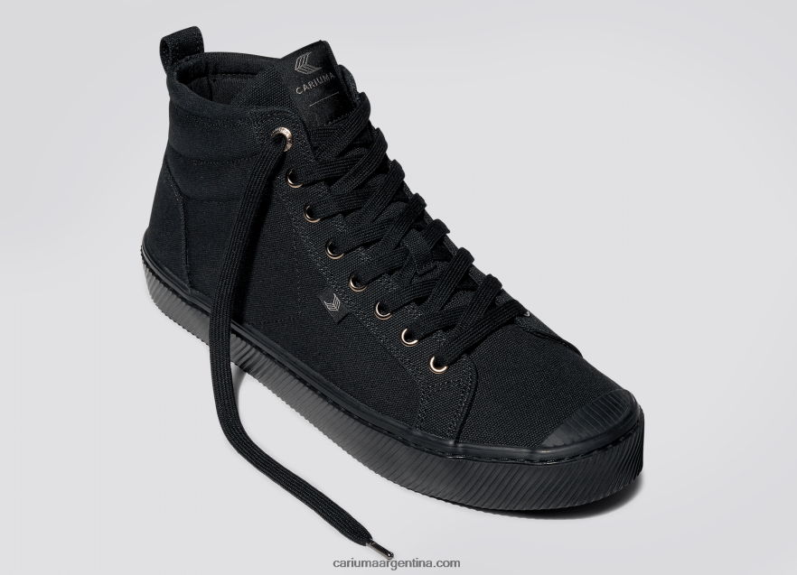 Cariuma D6DR8X274mujer todo lienzo negro