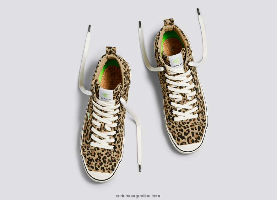 Cariuma D6DR8X275mujer lienzo de leopardo