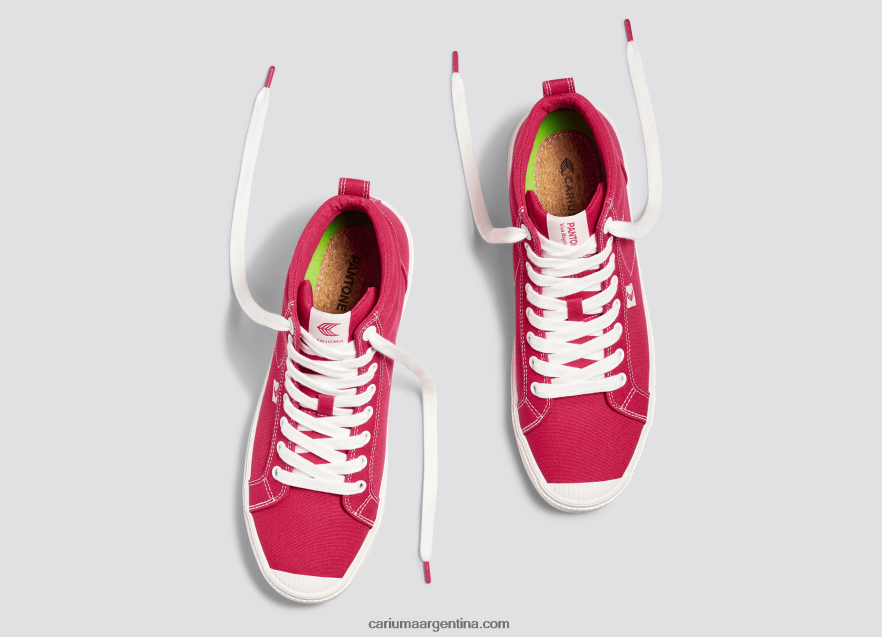 Cariuma D6DR8X280mujer pantone viva magenta/lienzo blanquecino