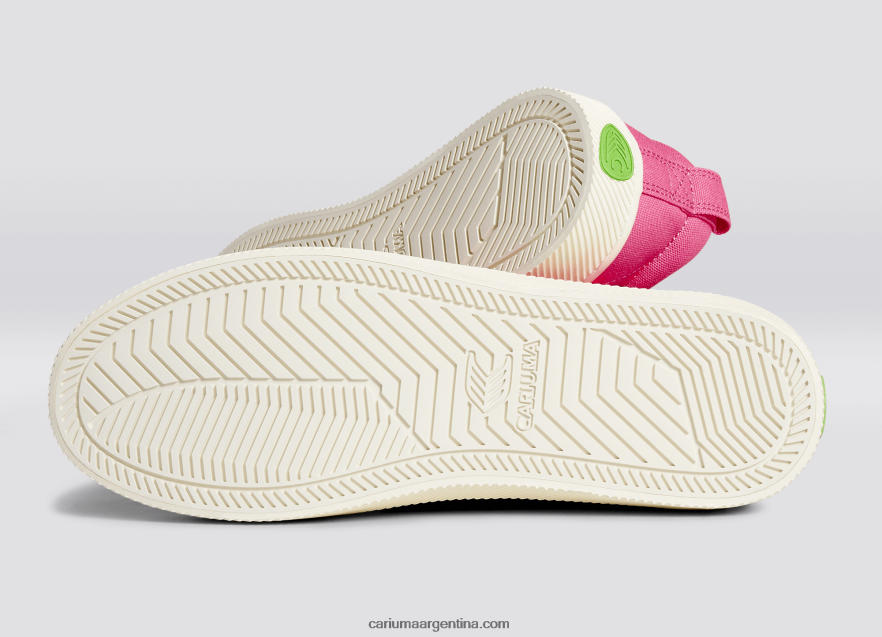 Cariuma D6DR8X223mujer lienzo rosa brillante