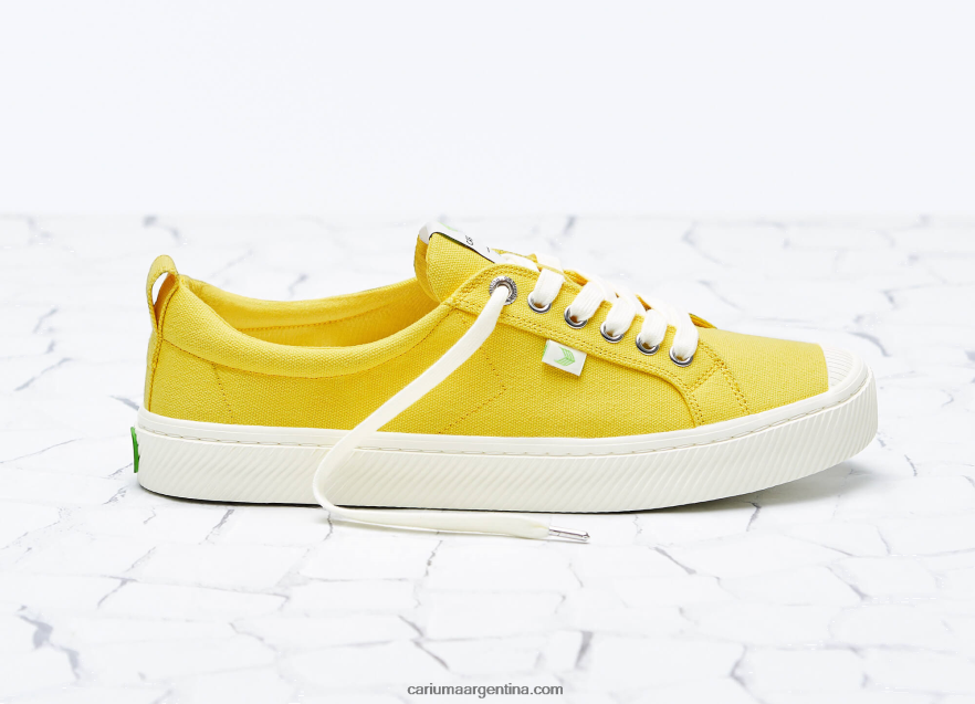 Cariuma D6DR8X232mujer lienzo amarillo