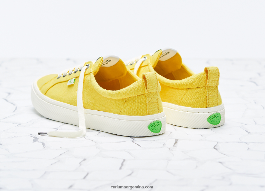 Cariuma D6DR8X232mujer lienzo amarillo