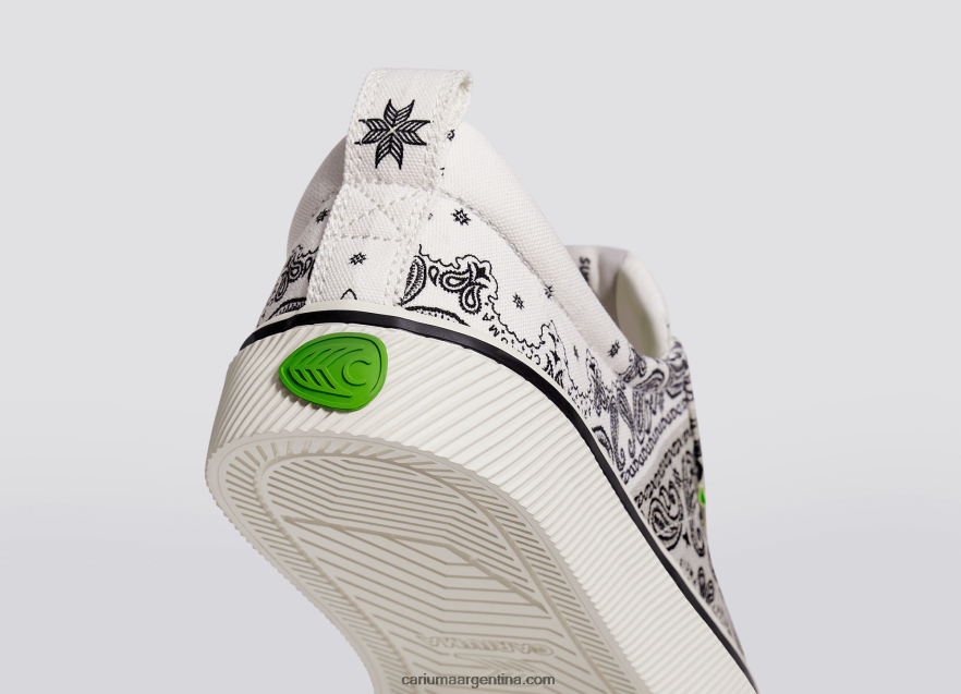 Cariuma D6DR8X234mujer lienzo bandana blanco roto