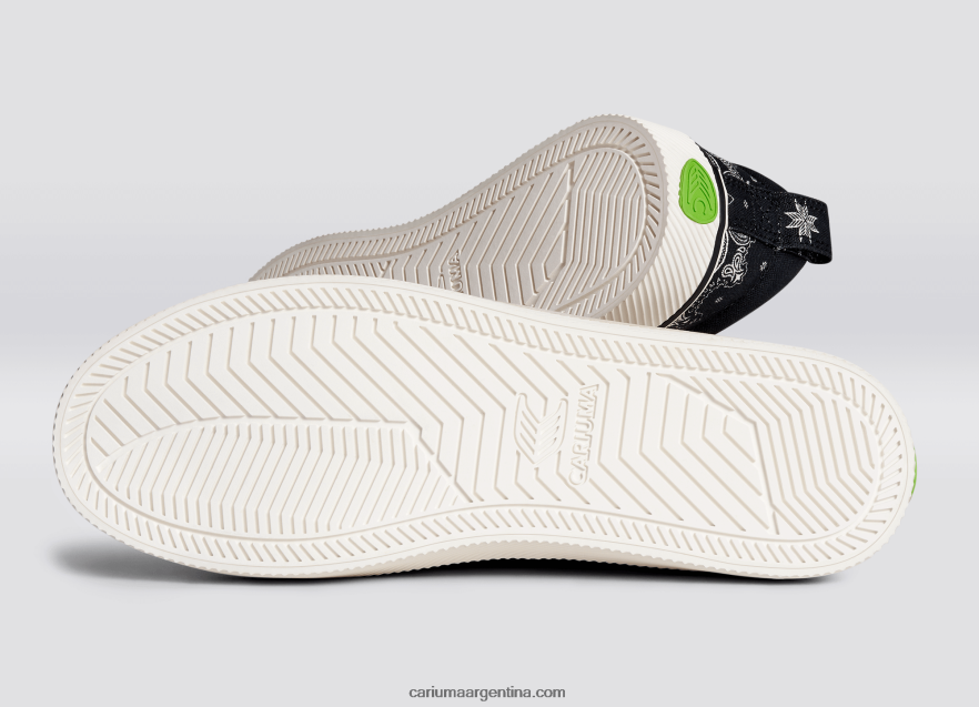 Cariuma D6DR8X235mujer lienzo pañuelo negro