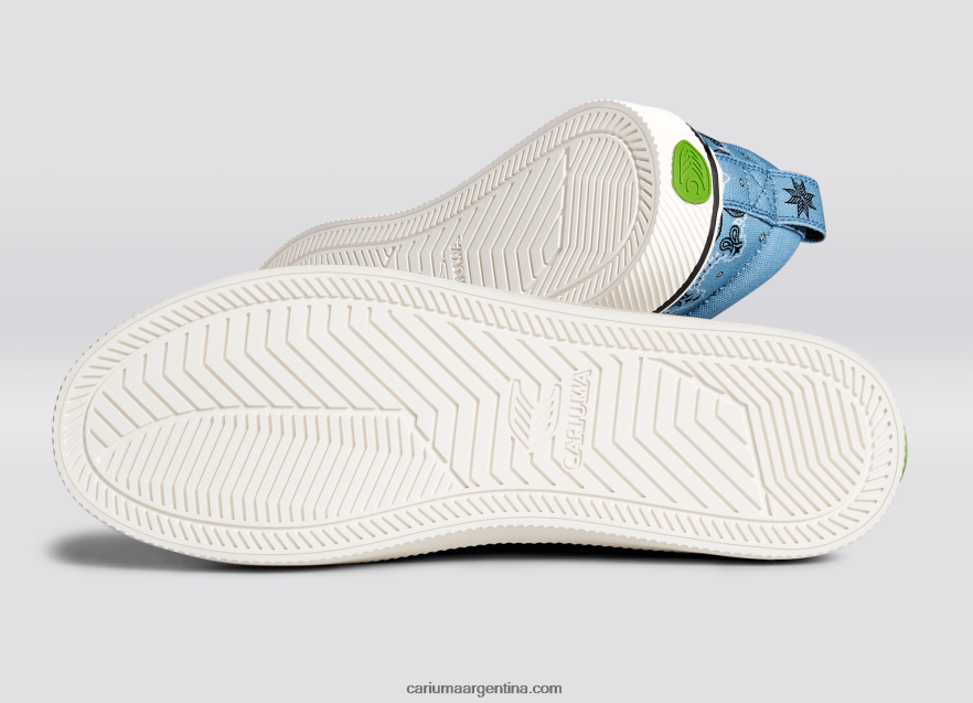 Cariuma D6DR8X237mujer lienzo pañuelo azul