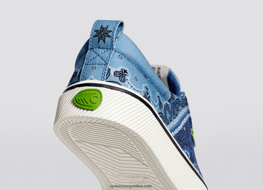 Cariuma D6DR8X237mujer lienzo pañuelo azul