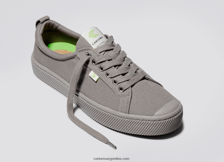 Cariuma D6DR8X249mujer todo lona gris